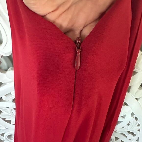 Vince Camuto Halter Pleated Jumpsuit - Picture 10 of 12